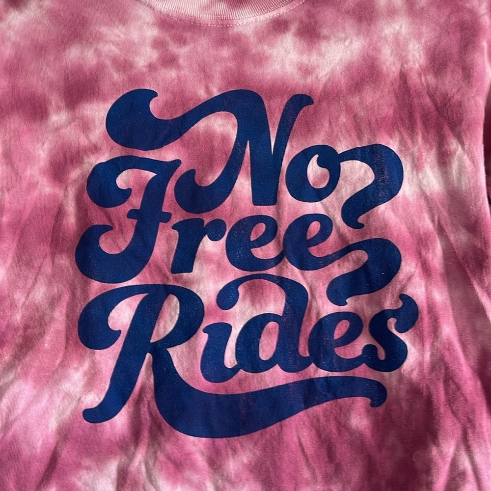 Cute No Free Rides l/s crop shirt M - Picture 3 of 5